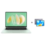 Huawei MateBook 14 (2024) AI PC - 1st Series / Intel Core Ultra 7-155H / 14.2inch / 1TB SSD / 16GB RAM / Shared Intel Arc Graphics / Windows 11 Home / English & Arabic Keyboard / Green / Middle East Version - [FlemingH-W7611T] + MatePad 11.5
