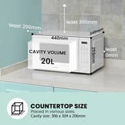 Comfee Microwave Oven CMWO720DSWH