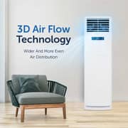 Gree Free Standing Air Conditioner iFLOWIND-36C3, 3.0 Ton, Inverter Compressor, R410A, Wi-Fi Smart Control, 3D Air Flow, Gold Fin, Child Lock
