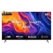 Haier 65 Inch 4K UHD Smart TV with Built-in Receiver - H65K80EU (2024)