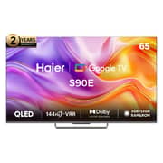 Haier 65 Inch 4K UHD Smart QLED TV with Built-in Receiver H65S90EU