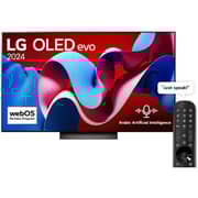 LG 77 Inch OLED evo C4 4K Smart TV AI Magic remote Dolby Vision webOS24 - (2024 Model)