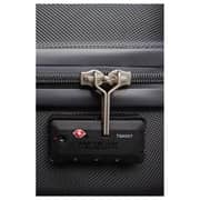 American Tourister 1 Pc Twist Waves Spinner Luggage Black 55cm