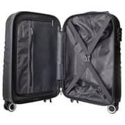 American Tourister 1 Pc Twist Waves Spinner Luggage Black 55cm
