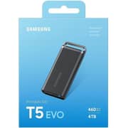Samsung T5 Evo Portable Solid State Drive USB3.2 4TB Black MU-PH4T0S/WW