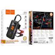 Hoco 2-in-1 Portable Car Jump Starter 8000mAh Black QS2