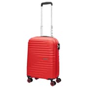 American Tourister 1 Pc Twist Waves Spinner Luggage Red 55cm