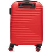 American Tourister 1 Pc Twist Waves Spinner Luggage Red 55cm