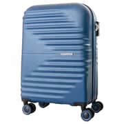 American Tourister 1 Pc Twist Waves Spinner Luggage Navy 55cm