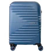 American Tourister 1 Pc Twist Waves Spinner Luggage Navy 55cm