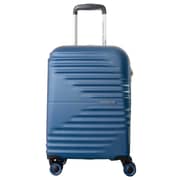 American Tourister 1 Pc Twist Waves Spinner Luggage Navy 55cm