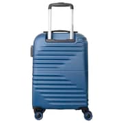 American Tourister 1 Pc Twist Waves Spinner Luggage Navy 55cm