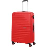 American Tourister 1 Pc Twist Waves Spinner Luggage Red 77cm