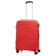 American Tourister 1 Pc Twist Waves Spinner Luggage Red 77cm