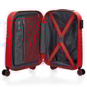 American Tourister 1 Pc Twist Waves Spinner Luggage Red 77cm
