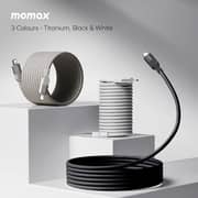Momax Elite Mag Link 100W USB-C to USB-C Cable Black