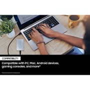 Samsung T7 Touch Portable Solid State Drive USB3.2 1TB Black MU-PC1T0K/WW