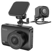 Hoco Dash Cam Dual Channel Driving Black