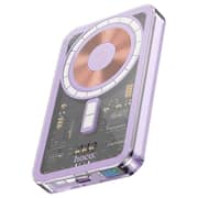 Hoco Ice Crystal Power Bank 5000mAh Purple Q14