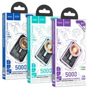 Hoco Ice Crystal Power Bank 5000mAh Purple Q14