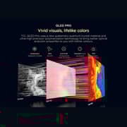 تلفزيون تي سي أل الذكي بتقنية QLED ودقة 4K قياس 55 بوصة (موديل 2024) 55C655