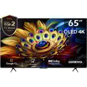 تلفزيون TCL 65C655 الذكي بتقنية QLED بدقة 4K وحجم 65 بوصة (طراز 2024)