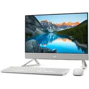 Dell Inspiron 5430 All-in-One (2024) Desktop - 1st Series / Intel Core 5-120U / 23.8inch FHD / 1TB SSD / 16GB RAM / Shared Intel Graphics / Windows 11 Home / English & Arabic Keyboard / White / Middle East Version - [5430-AIO-1020]