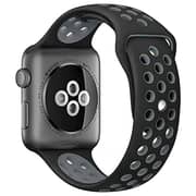 Fitit FIT-WS-SILNIK41-BK/GR Siliconee Strap Black/Grey For Apple Watch 41/38/40mm