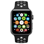 Fitit FIT-WS-SILNIK41-BK/GR Siliconee Strap Black/Grey For Apple Watch 41/38/40mm
