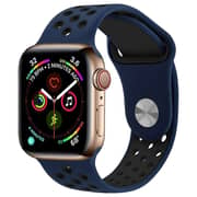 Fitit FIT-WS-SILNIK45-BL/BK Siliconee Strap Blue/Black For Apple Watch 42/44/45/49mm
