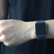 Fitit FIT-WS-SILNIK45-BL/BK Siliconee Strap Blue/Black For Apple Watch 42/44/45/49mm