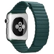 Fitit Leather Magnetic Strap For Apple Watch 40/41mm Olive Green - FIT-WS-LTHR41-OLV
