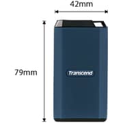Transcend External Solid State Drive USB3.2 1TB Dark Blue TS1TESD410C