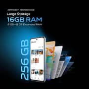 Vivo Y38 256GB Pacific Blue 5G Smartphone