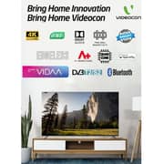 Videocon E55ELVD1100 4K UHD Edgeless Smart Television 55inch (2024 Model)