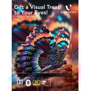 Videocon E55ELVD1100 4K UHD Edgeless Smart Television 55inch (2024 Model)