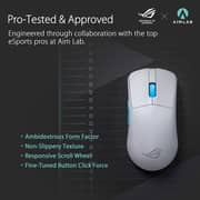 Asus P713 ROG Harpe Ace Aim Lab Edition Wireless Gaming Mouse Moonlight White