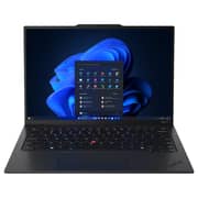 Lenovo ThinkPad X1 Carbon Gen 12 Business (2024) AI PC - 1st Series / Intel Core Ultra 7-155U / 14inch WUXGA / 1TB SSD / 32GB RAM / Shared Intel Graphics / Windows 11 Pro / English & Arabic Keyboard / Black / Middle East Version - [21KC0011GR]