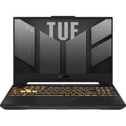Asus TUF F15 Gaming (2023) Laptop - 13th Gen / Intel Core i7-13620H / 15.6inch FHD / 512GB SSD / 16GB RAM / NVIDIA GeForce RTX 4050 Graphics / Windows 11 Home / English & Arabic Keyboard / Mecha Grey / Middle East Version - [FX507VU-LP163W]