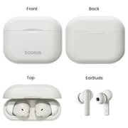 Baseus Bowie E17 True Wireless Earbuds Stellar White