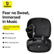Baseus Bowie E20 True Wireless Earbuds Cluster Black