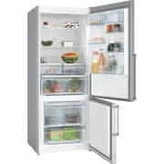 Bosch Refrigerator Series 6 with freezer at bottom, Net Capacity 526 Liter, SuperCooling & superFreezing ,Multi Airflow-System, Stainless steel (with anti-fingerprint), KGN76CI3E8