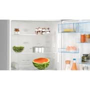 Bosch Refrigerator Series 6 with freezer at bottom, Net Capacity 526 Liter, SuperCooling & superFreezing ,Multi Airflow-System, Stainless steel (with anti-fingerprint), KGN76CI3E8