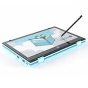 Onsor 2-in-1 Convertible (2024) Laptop - Intel Celeron N4020 / 11.6inch / 128GB SSD / 4GB RAM / Windows 11 Pro / English & Arabic Keyboard / Sky Blue / Middle East Version - [KiTAB]