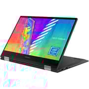 Asus Vivobook Go 14 2-in-1 Convertible (2024) Laptop - Intel Celeron-N4500 / 14inch FHD / 128GB SSD / 4GB RAM / Shared Intel UHD Graphics / Windows 11 Home / English & Arabic Keyboard / Quiet Blue / Middle East Version - [TP1400KA-EC075WS]