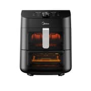 Midea Smart Air Fryer With Digital Touch Control, 11L Capacity, 1700W with Dual Cooking Zones, Wi-Fi Connectivity, Temperature Control up to 230°C – MAD-110D2APK