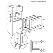 Electrolux Built In Microwave Oven KMFE172TEX