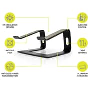 Port Ergonomic Notebook Stand Black