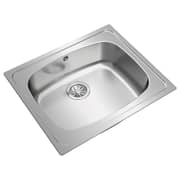 TEKA Inset Stainless Steel Sink One Bowl with Overflow - Universe 60 T-XP 1