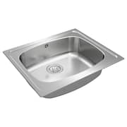 TEKA Inset Stainless Steel Sink One Bowl with Overflow - Universe 60 T-XP 1